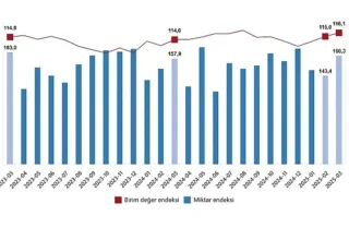 Dış Ticaret Endeksleri, Mart 2025