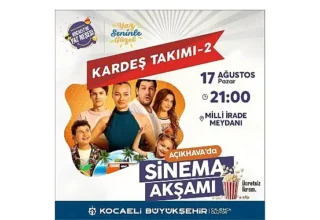 Büyükşehir’le açık havada sinema keyfi bir başka