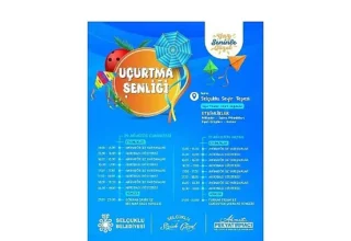 Selçuklu Seyir Tepesi hafta sonu uçurtma şenliğine ev sahipliği yapacak